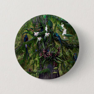 The Jungles of Tikal 6 Cm Round Badge
