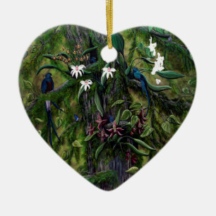 The Jungles of Tikal Ceramic Ornament