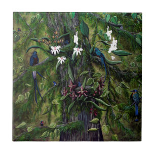 The Jungles of Tikal Ceramic Tile