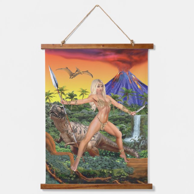 THE JURASSIC JUNGLE HANGING TAPESTRY (Front)