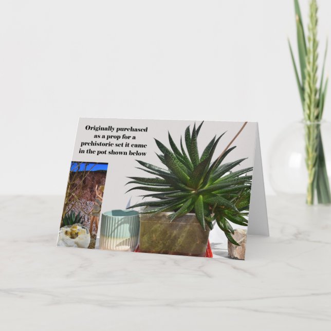 The Jurassic Plant Beginning Card (Front)