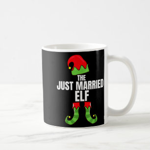 The Just Married Elf Matching Family Christmas Gro Coffee Mug