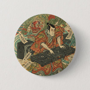 The Kabuki actor who became a DJ 6 Cm Round Badge
