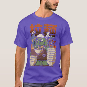 the kaiju ramen fight funny japan food  T-Shirt