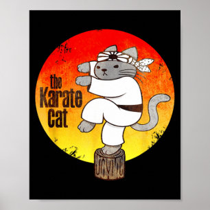 the Karate Cat Poster