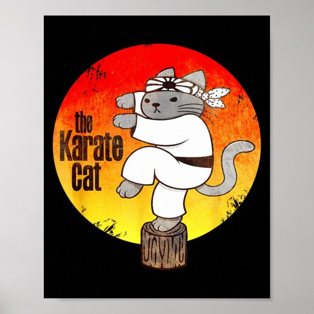 the Karate Cat Poster (Front)