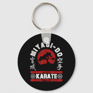 The Karate Kid Miyagi-Do Arched Tree Retro Movie Key Ring