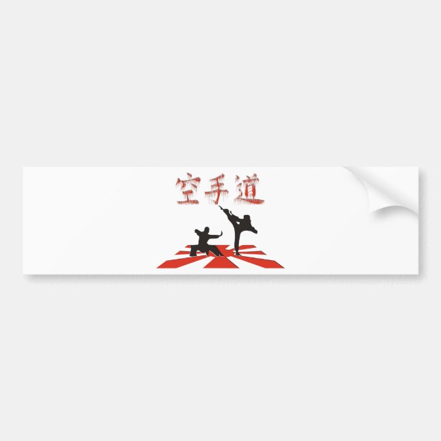 The Karate Perspective Bumper Sticker (Front)