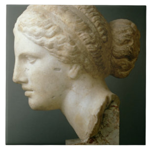 The Kauffmann Head, Roman (marble) Ceramic Tile