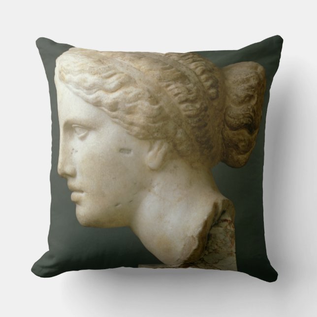 The Kauffmann Head, Roman (marble) Cushion (Front)