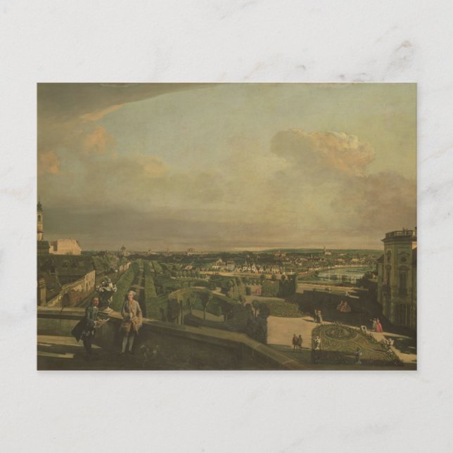 The Kaunitz Palace and Garden, Vienna, 1759/60 Postcard (Front)