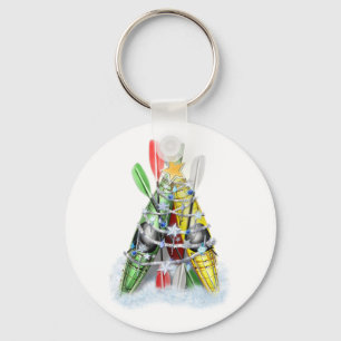 The Kayak Christmas Tree Key Ring