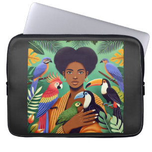 The Keeper of Paradise Wings Laptop Sleeve