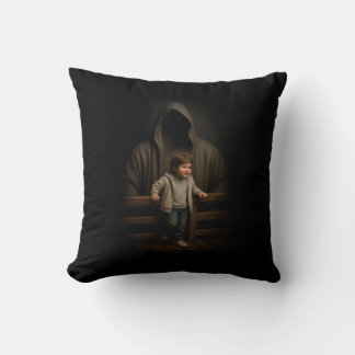 The keeper of Silence Cushion