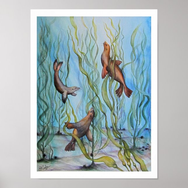 The Kelp Forest Poster (Front)