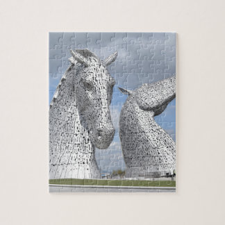 the Kelpies ,  Helix Park , Falkirk , Scotland Jigsaw Puzzle