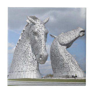 the Kelpies ,  Helix Park , Falkirk , Scotland Tile