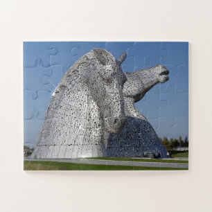 The Kelpies , the Helix, Falkirk  jigsaw puzzle