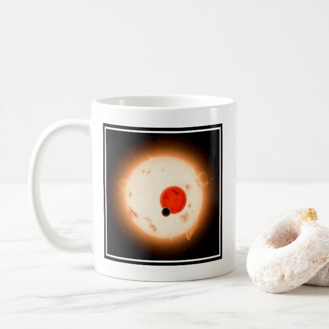 The Kepler-16 System. Coffee Mug (With Donut)