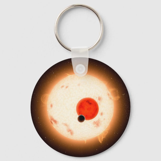 The Kepler-16 System. Key Ring (Front)