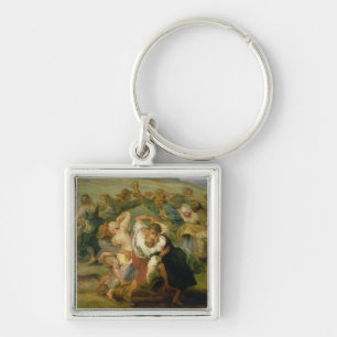 The Kermesse, detail of peasants dancing, c.1635-3 Key Ring