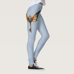 The Key of Eternity – Steampunk Wings  Leggings
