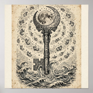 The Key of Tides Art Print