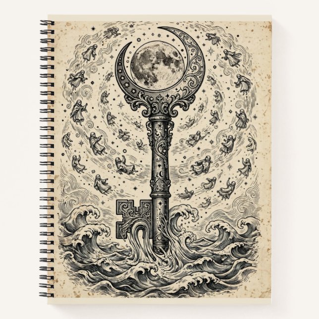 The Key of Tides Journal (Front)