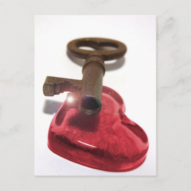The Key to My Heart... Postcard (Front)