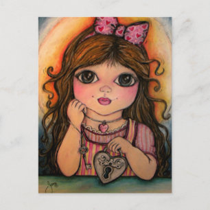The Key To Your Heart Postcard