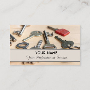 The key to your success - business card