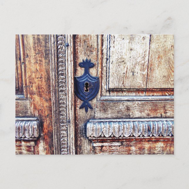 The Keyhole Ornament Postcard (Front)