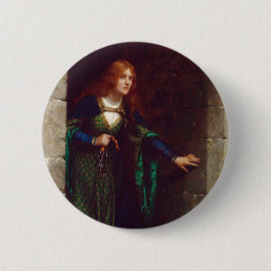 The Keys, c. 1909 by Edmund Blair Leighton 6 Cm Round Badge