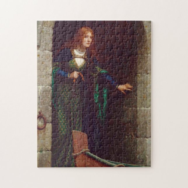 The Keys, c. 1909 by Edmund Blair Leighton Jigsaw Puzzle (Vertical)