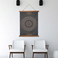 The khaki crocodylus porosus mandala art