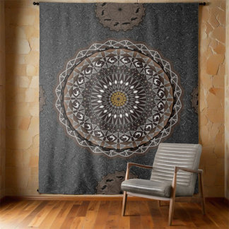 The khaki crocodylus porosus wall tapestry