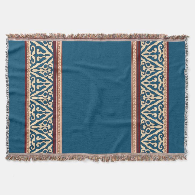 The Khan's Garden of Comfort Throw Blanket (Front)