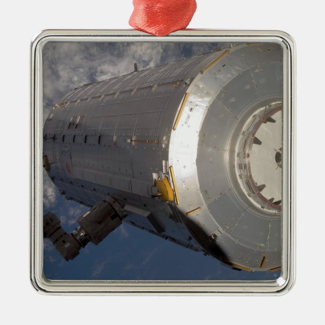 The Kibo Japanese Pressurised Module 3 Metal Tree Decoration (Front)