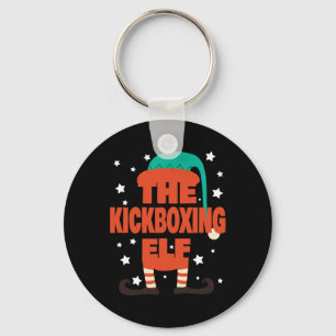 The Kickboxing Elf Christmas Pajama - Kickboxing C Key Ring