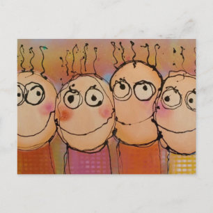 'the kids' postcard