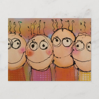 'the kids' postcard