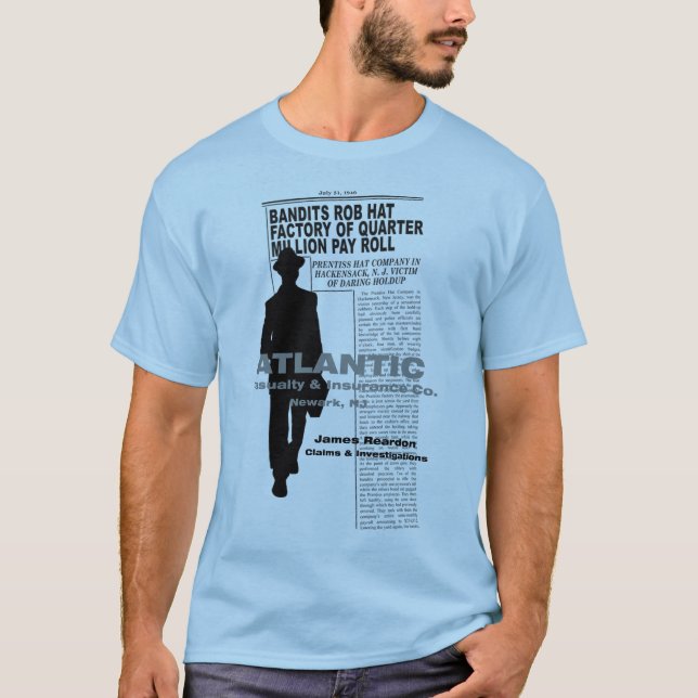 THE KILLERS (1946) Film Noir T Shirt (Front)