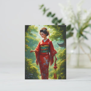 The Kimono's Walk Postcard