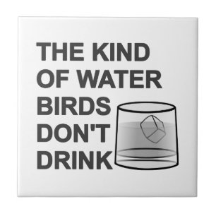 The Kind Of Water Birds Don't Drink Tile