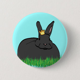 THE KING 6 CM ROUND BADGE
