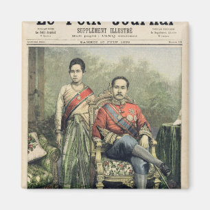 The King and Queen of Siam Magnet