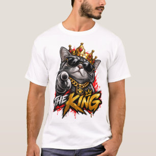 The King Cool Cat With Crown T-Shirt