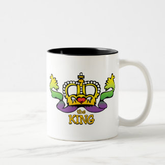 The King gets the BIG beads Two-Tone Coffee Mug