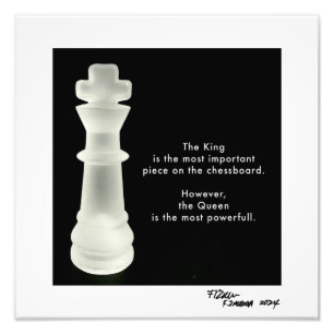 The King is... Photo Print