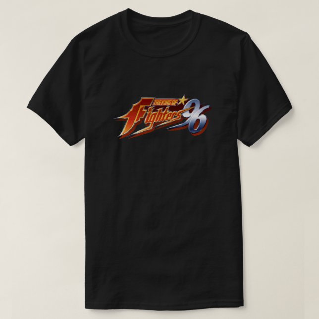 The King of Fighters 96 Neo Geo Title Screen T-Shirt (Design Front)